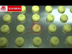 La linea di produzione della pasticceria, pane di hamburger, pane tostato, torta, torta lunare, pane danese