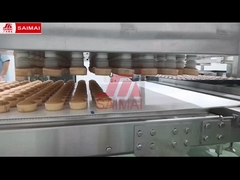 Linea di produzione di torte da tazza, linea di produzione di panifici, pane di hamburger, toast, torta da tazza, torta lunare, danese