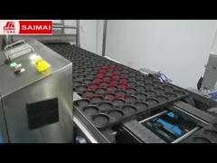Linea di produzione di pane a strati, torta di muffa, torta di tazza, torta di luna, depositore di torte, depositore di biscotti,