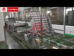 Trasformazione dei vassoi, trasformazione delle pentole, pulizia delle pentole, pulizia delle pentole, linea di produzione di pane da forno