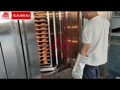 Forno rotativo, cintura oscillante, forno a galleria di carico, forno da forno, forno da forno, depanner, linea di produzione di pane da forno