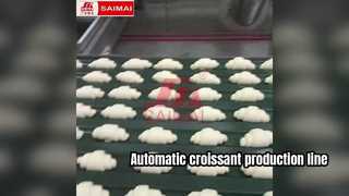 Linea automatica di produzione di croissant e pane