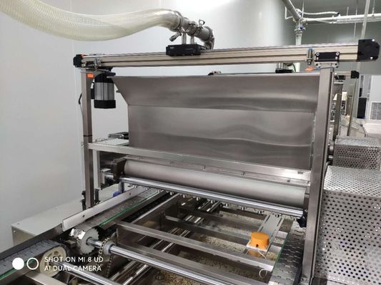 Continuous Multi Layer Cooling Suction Depanner Cupcake Production Line