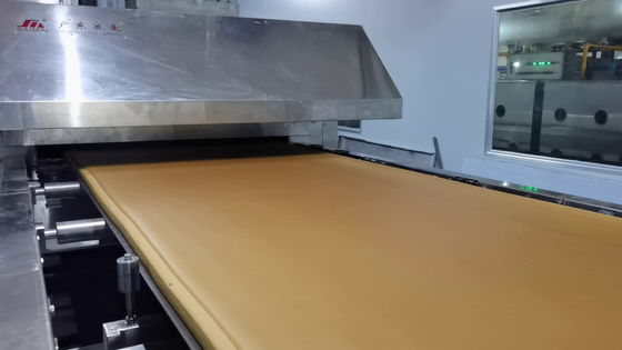 Biscotti d'acciaio del dolce della cinghia che cuociono il forno a tunnel del gas di convezione dell'aria calda